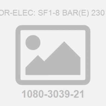 Mor-Elec: Sf1-8 Bar(E) 230 V/